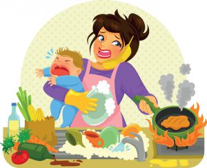 busy mom